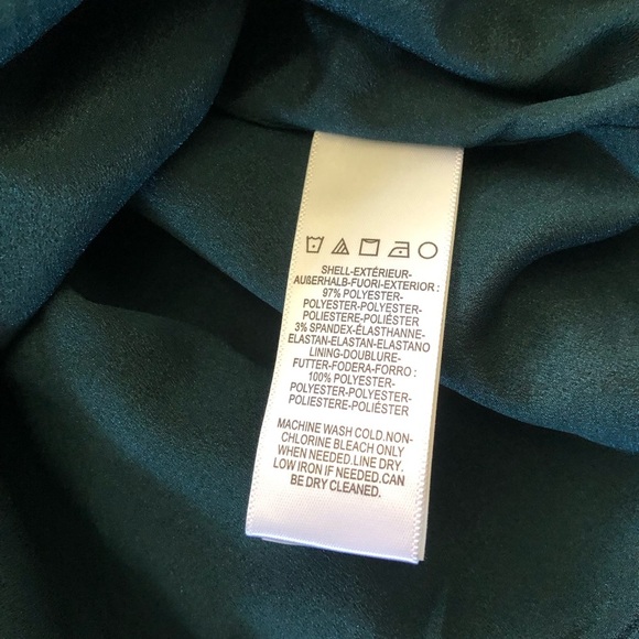 Dress the Population Tiffany Pine One-Shoulder Evening Midi Dress Size L - Picture 13 of 16